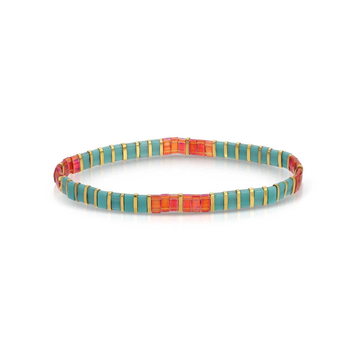 Miyuki Tila Bracelets - Splendid Iris