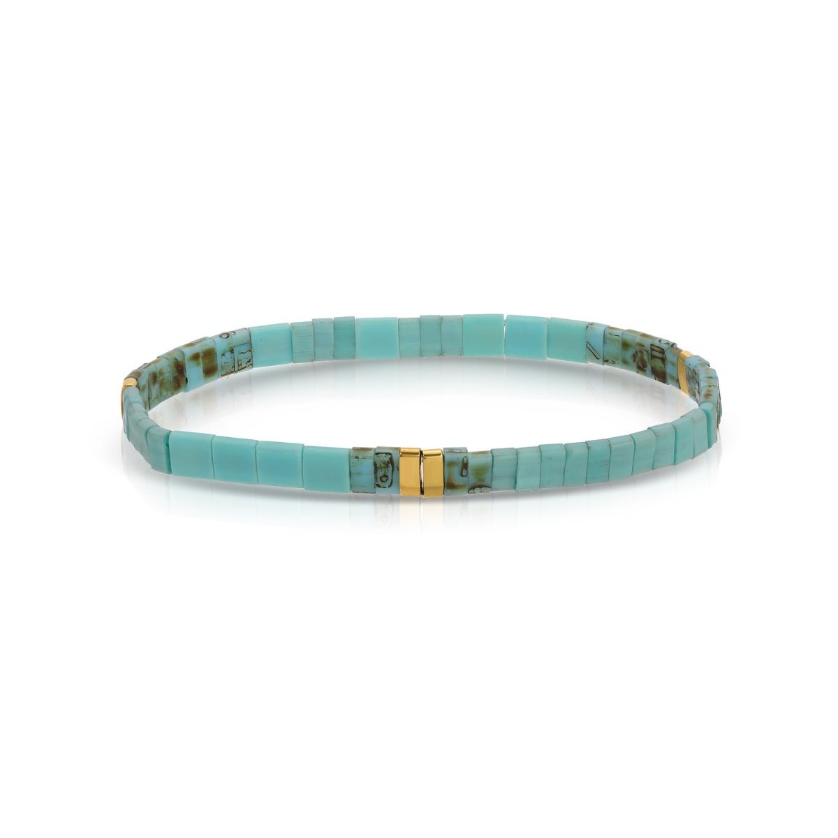 Miyuki Tila Bracelets - Splendid Iris