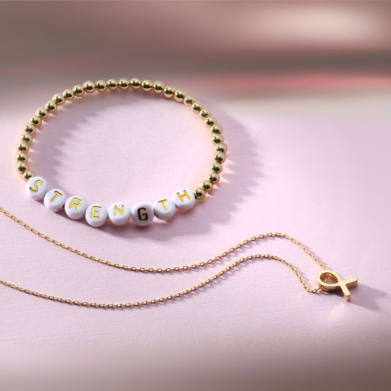 Ribbon of Hope Necklace - Shine for a Cause - Splendid Iris