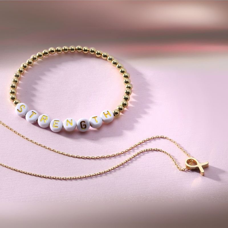 Ribbon of Hope Necklace - Shine for a Cause - Splendid Iris