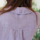 Linen Camp Shirt - Splendid Iris
