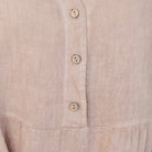 Linen 3/4 Sleeve Dress - Splendid Iris