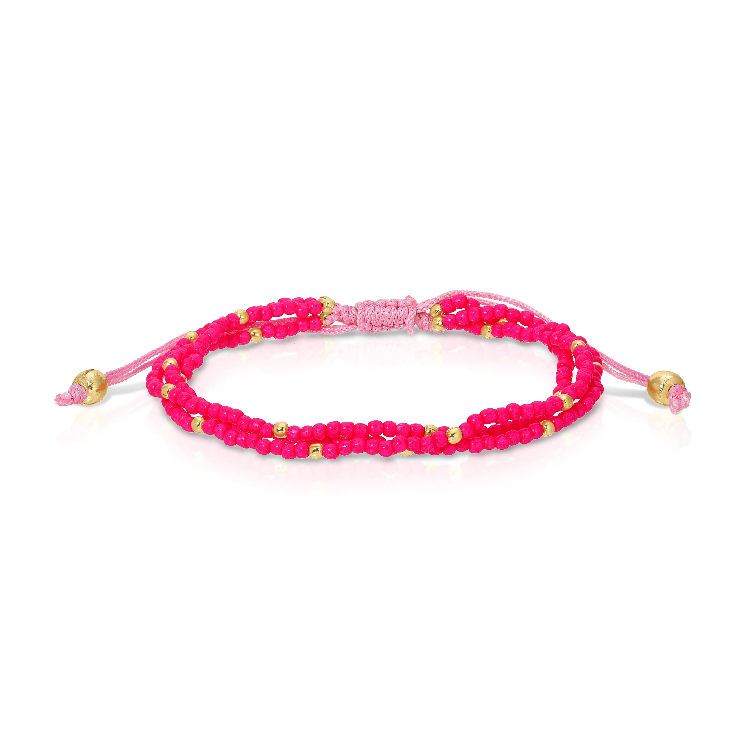 Adjustable Seed Bead Bracelets - Splendid Iris