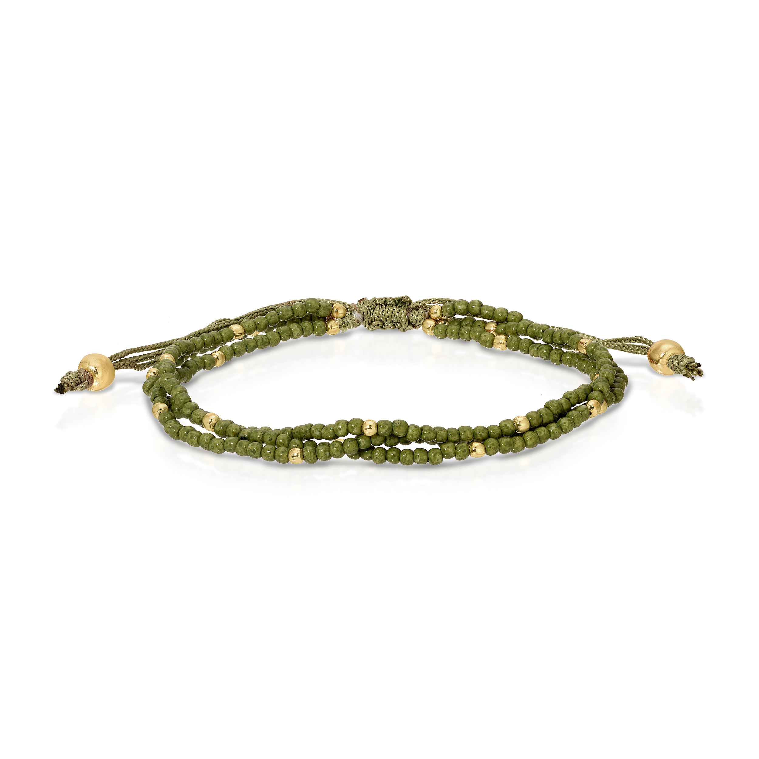 Adjustable Seed Bead Bracelets - Splendid Iris