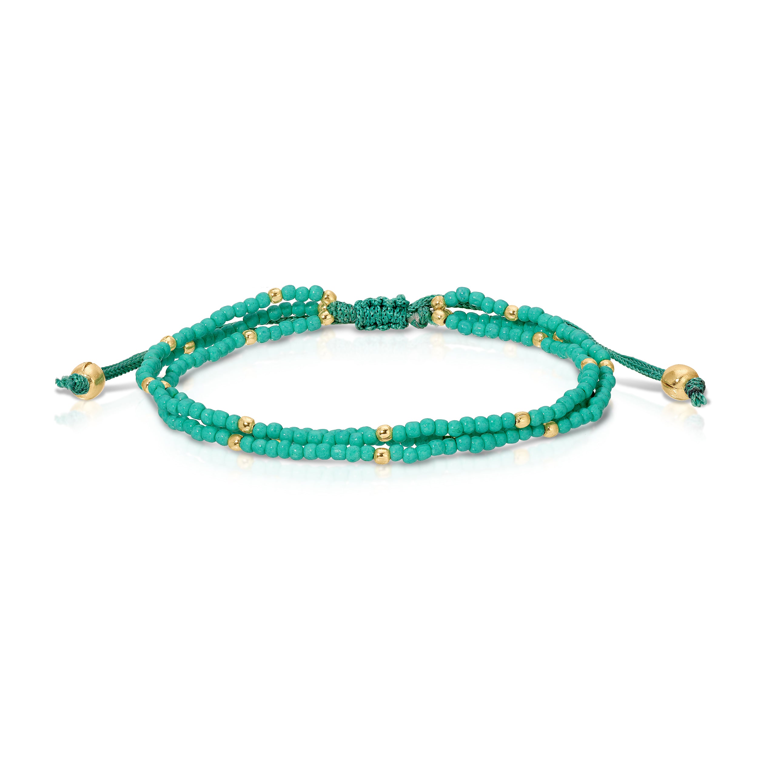 Adjustable Seed Bead Bracelets - Splendid Iris