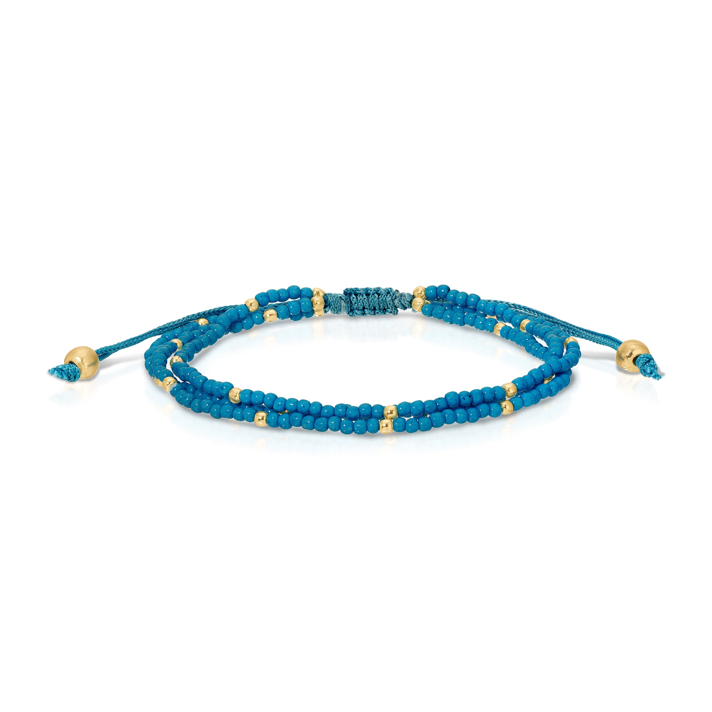 Adjustable Seed Bead Bracelets - Splendid Iris