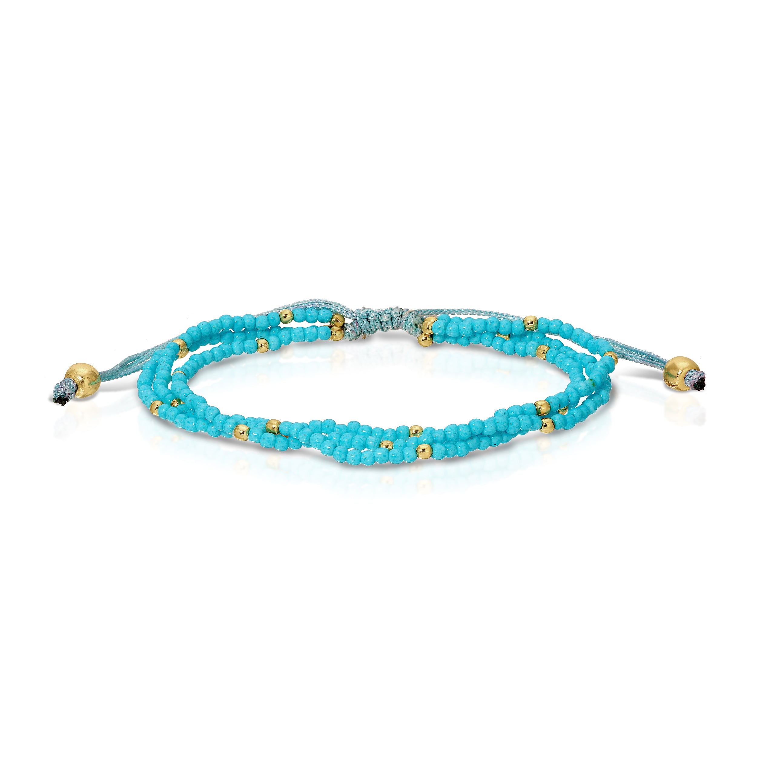 Adjustable Seed Bead Bracelets - Splendid Iris