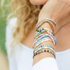 Miyuki Tila Bracelets - Splendid Iris