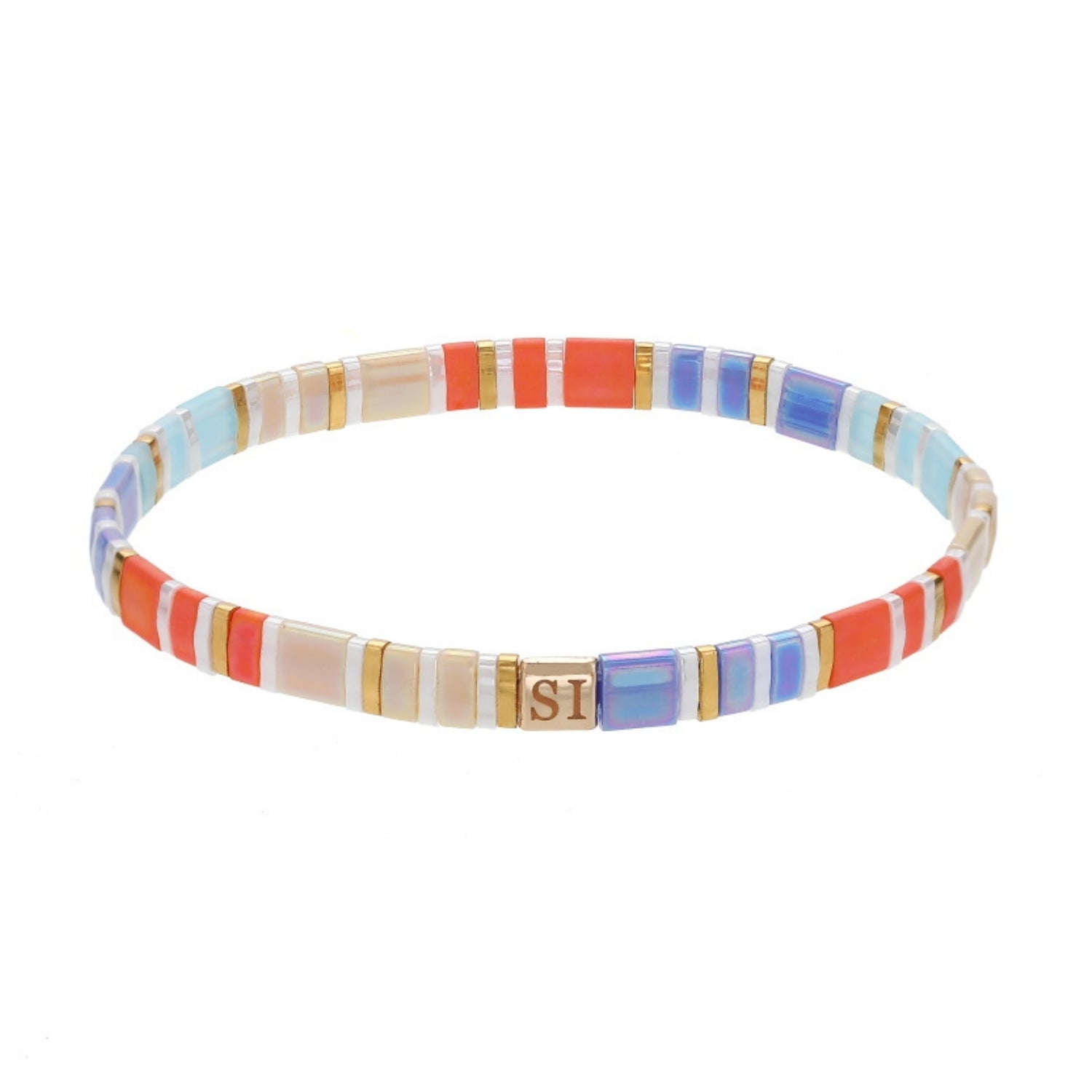 Miyuki Tila Bracelets - Splendid Iris