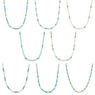 Set/2 Assorted Seed Bead Necklaces - Splendid Iris