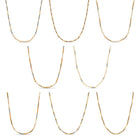 Set/2 Assorted Seed Bead Necklaces - Splendid Iris