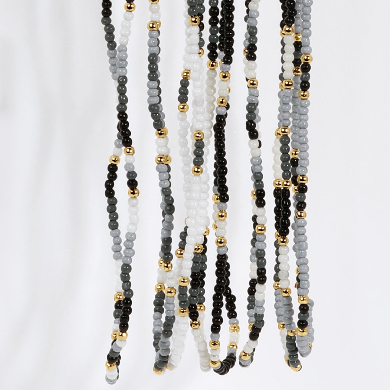 Set/2 Assorted Seed Bead Necklaces - Splendid Iris