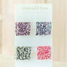 Set/8 Assorted 2mm gold seed beed bracelets - Splendid Iris