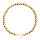 Cross Stretch Bracelet - Splendid Iris