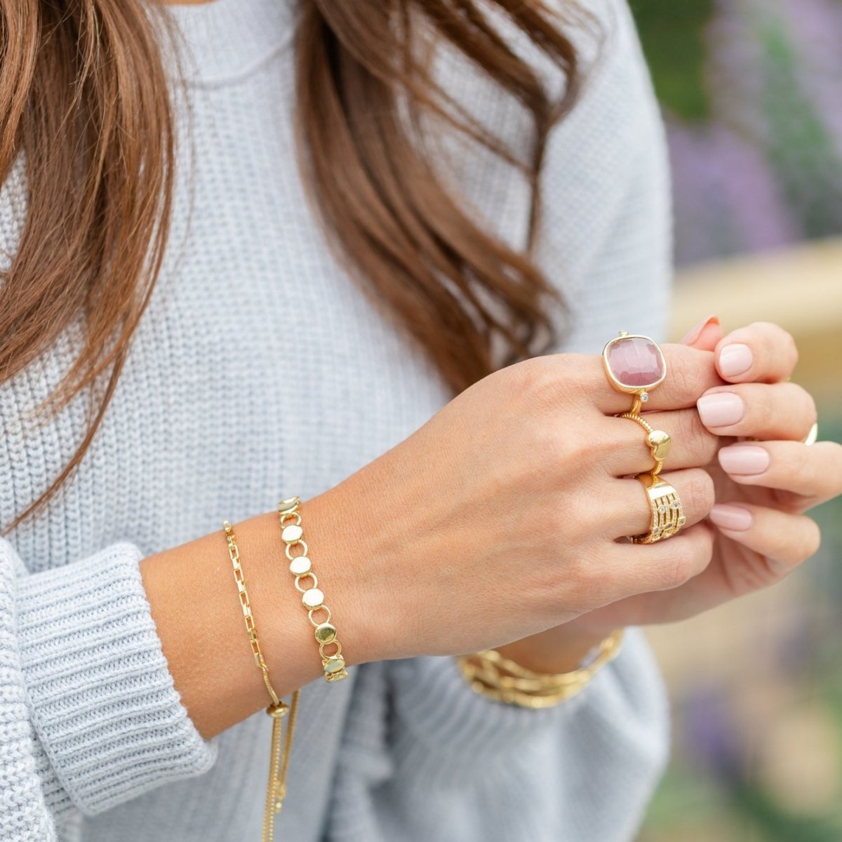 Infinite Pulley Bracelet - Splendid Iris