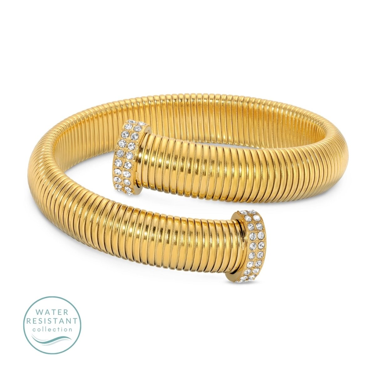 Large Flex Cross Over Bracelet - Water Resistant - Splendid Iris