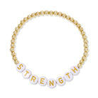 STRENGTH Beaded Bracelet - Splendid Iris