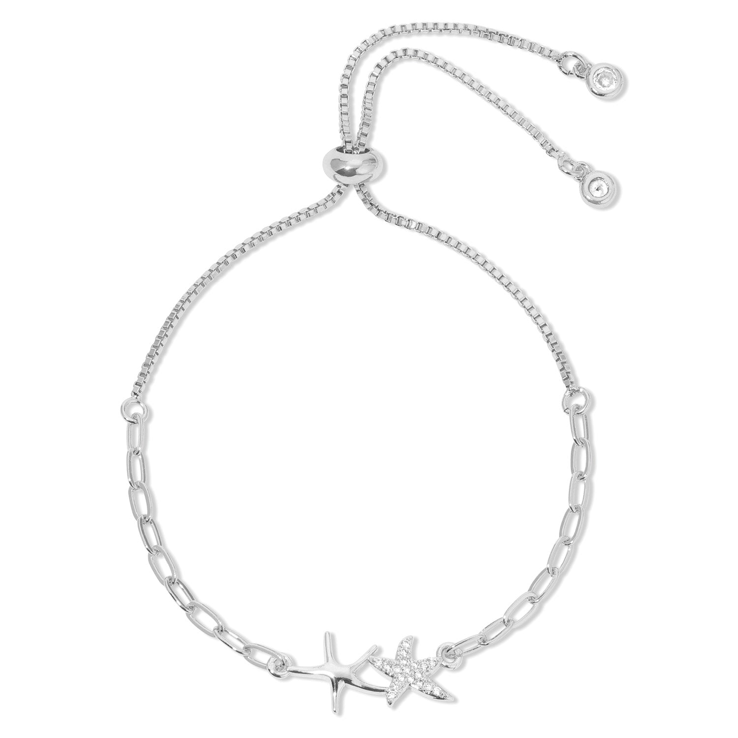 Double Starfish Pulley Bracelet - Splendid Iris