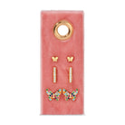 Butterfly Velvet Stud Gift Set - Splendid Iris