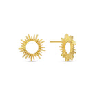 Flower Velvet Stud Gift Set - Splendid Iris