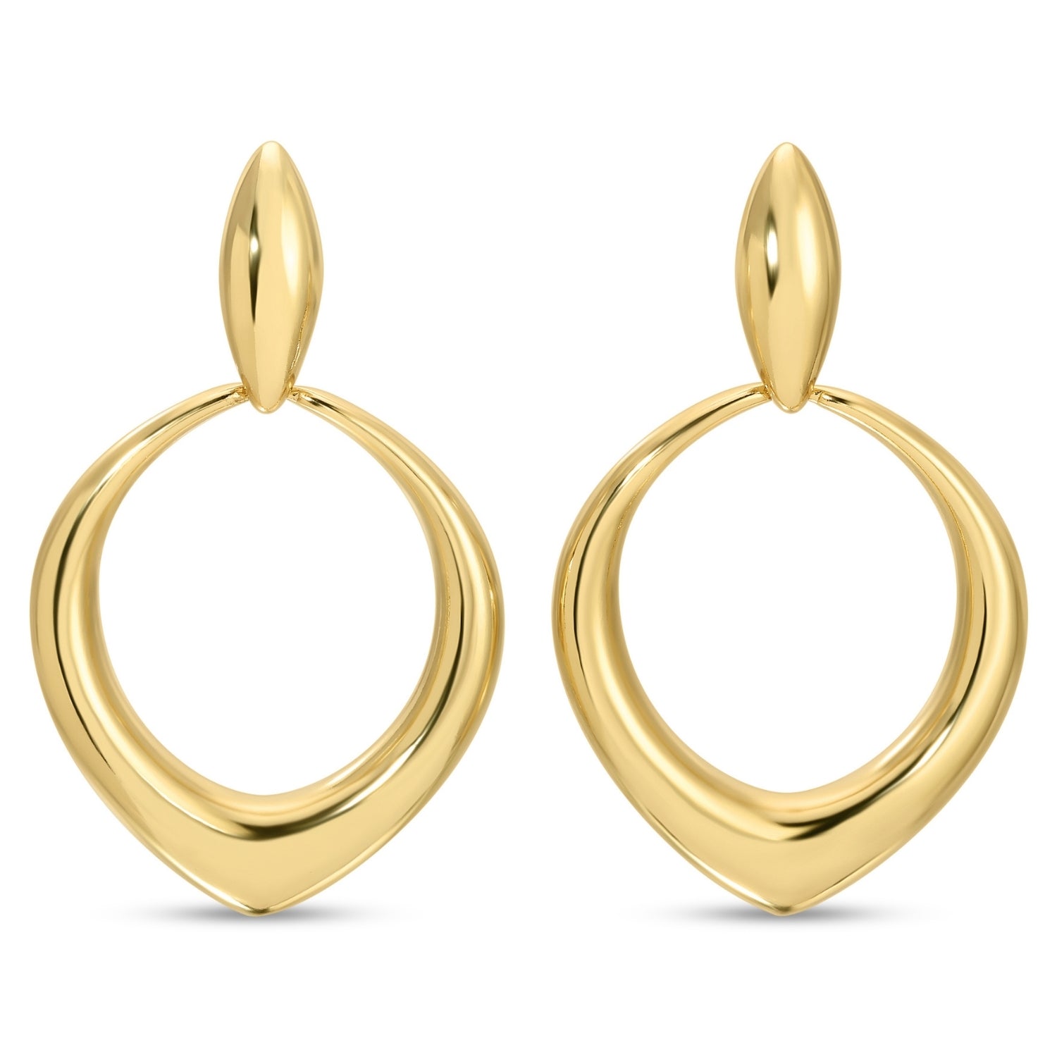 Contemporary Drop Earrings - Splendid Iris