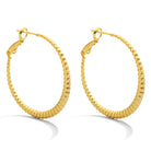 On-Trend Latch Back Hoops - Splendid Iris