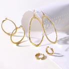 On-Trend Latch Back Hoops - Splendid Iris