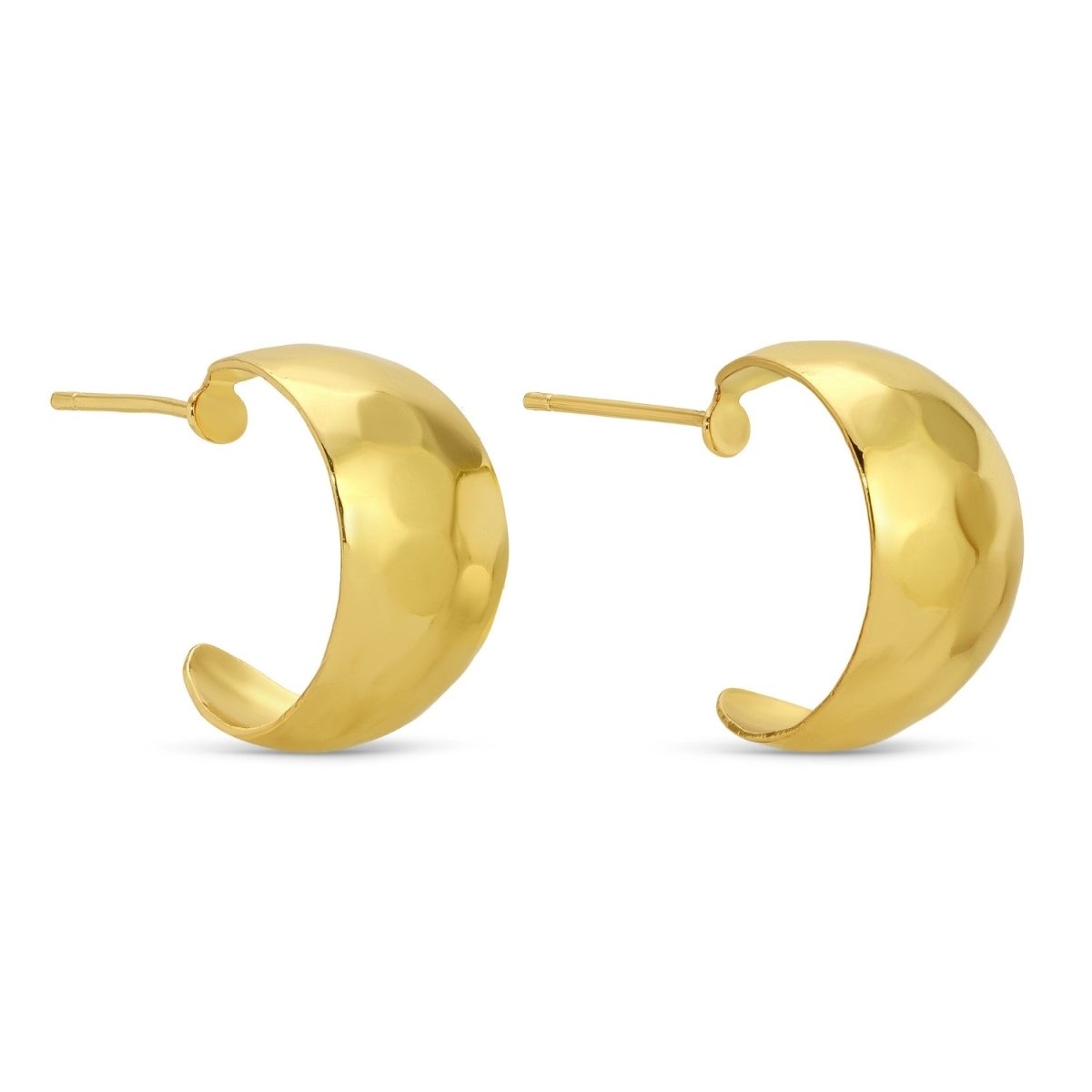 Small Rounded Trending Hoops - Splendid Iris