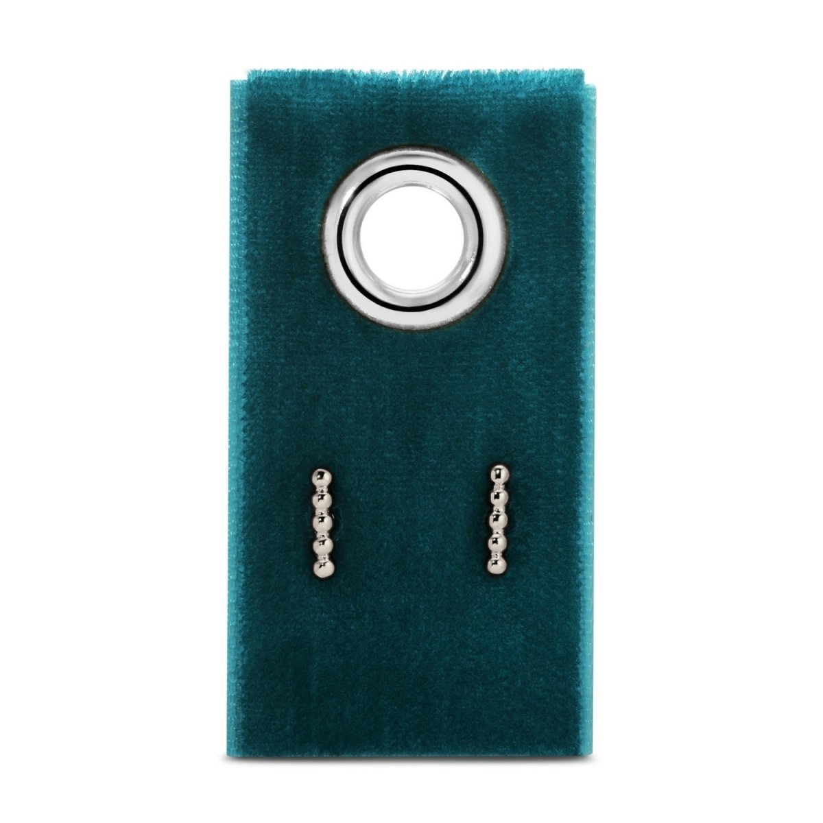 Dot Bar Studs on Velvet Gift Tag - Splendid Iris