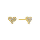 Heart Velvet Stud Gift Set - Splendid Iris