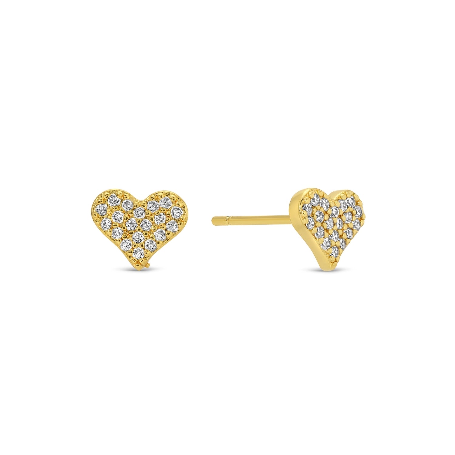 Heart Velvet Stud Gift Set - Splendid Iris