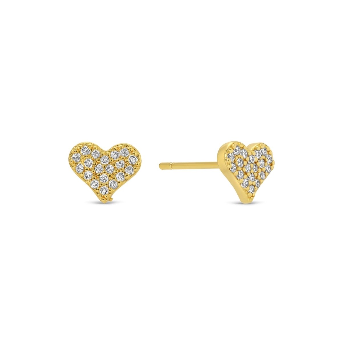 Heart Velvet Stud Gift Set - Splendid Iris