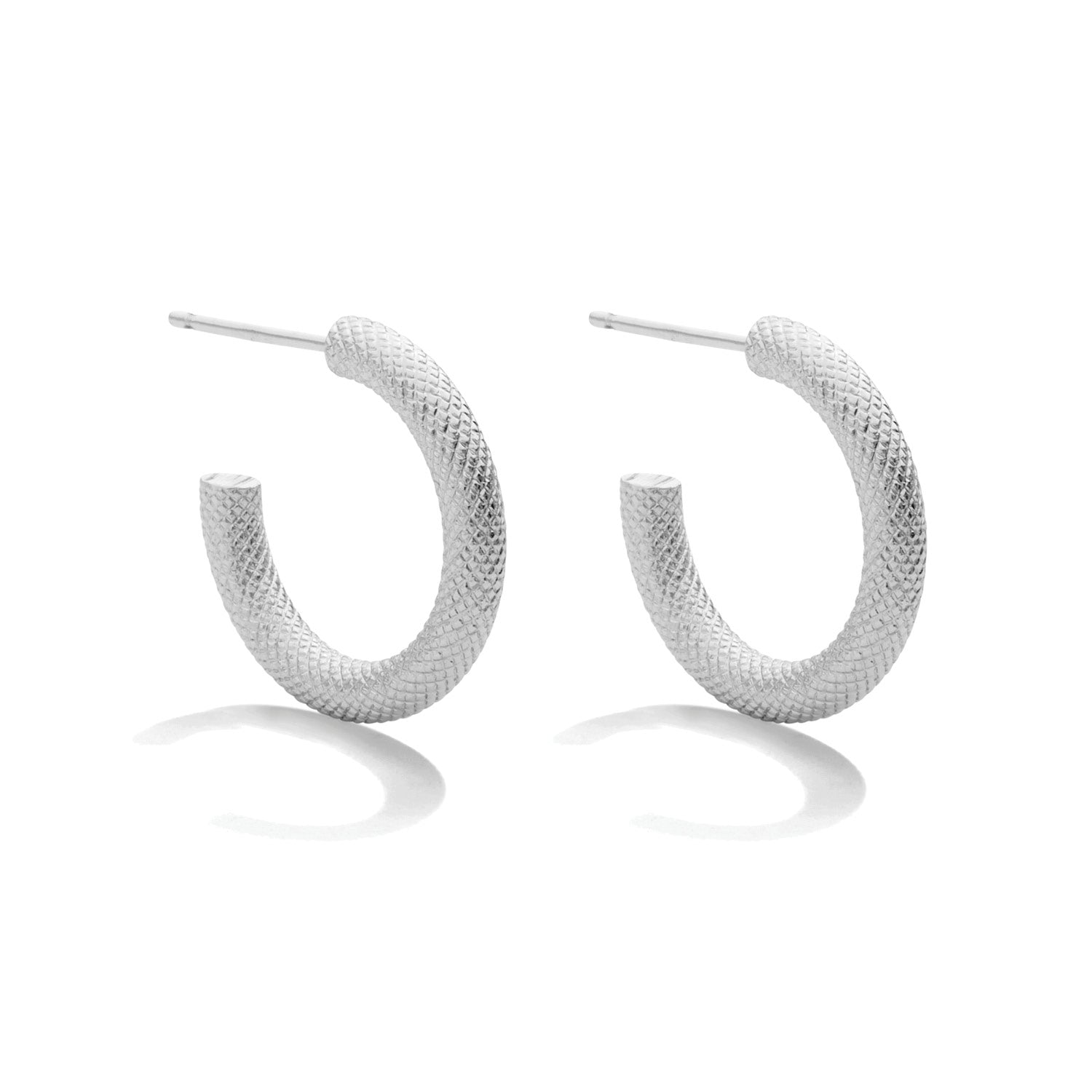 Beautifully Textured Hoops - Splendid Iris