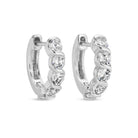 Small CZ Huggies - Splendid Iris