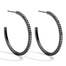 Pave Hoops - Splendid Iris
