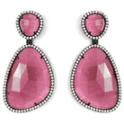 Bold Cat's Eye Earrings - Splendid Iris