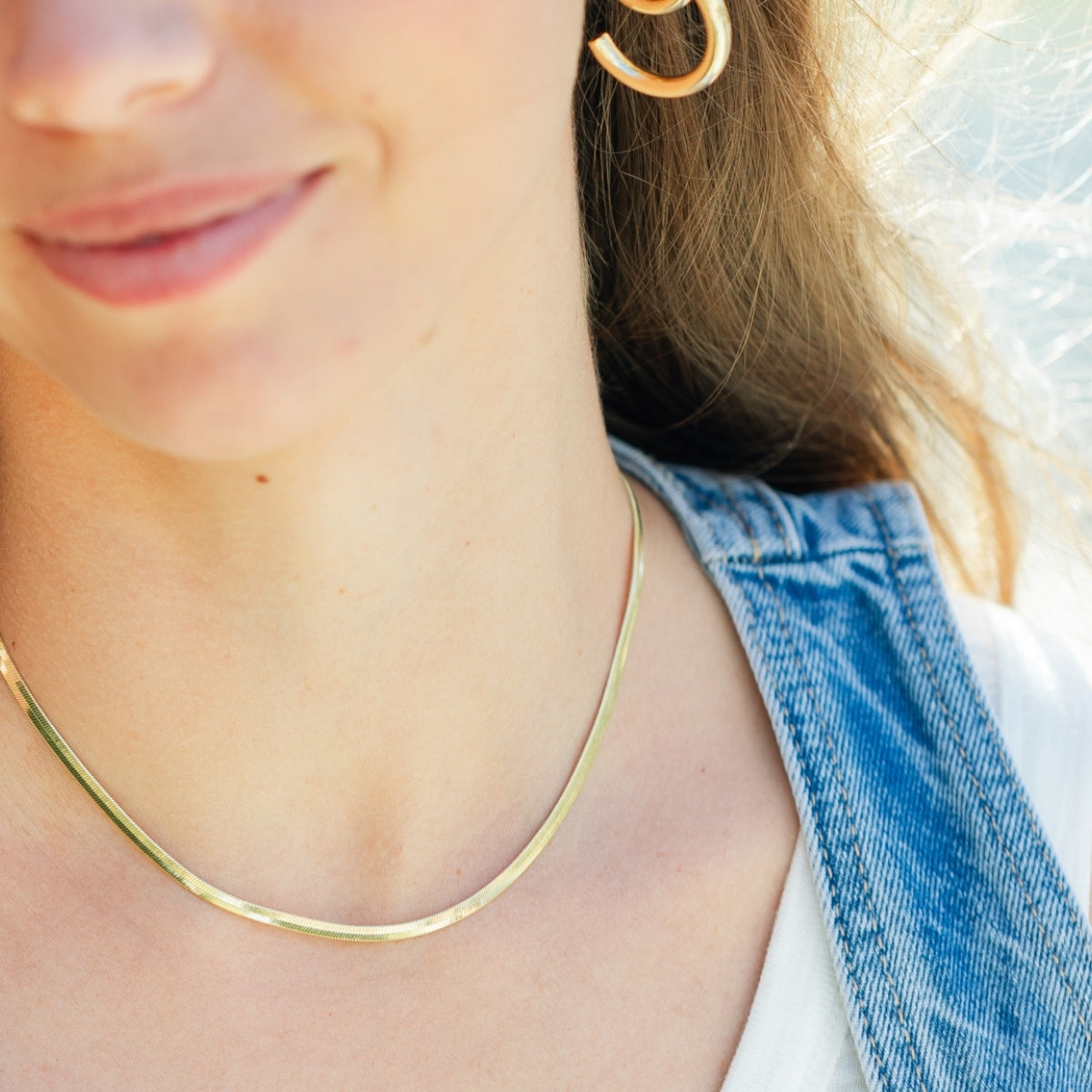 Snake chain necklace - Splendid Iris