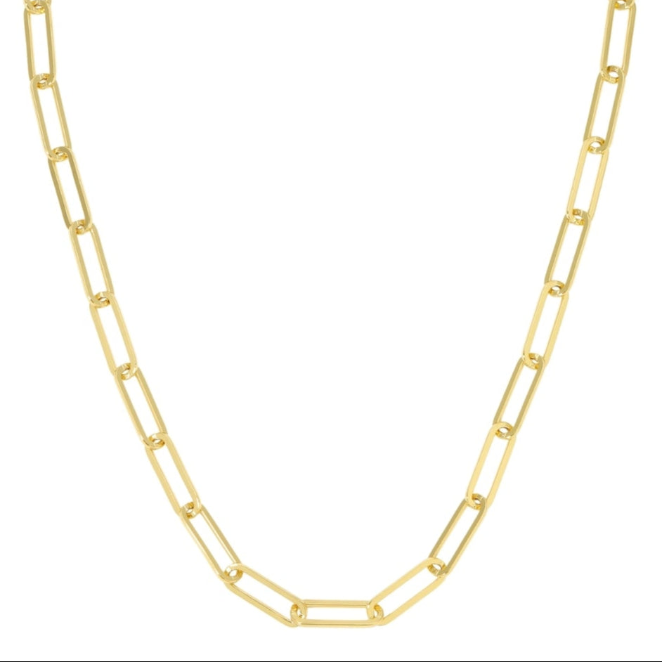 Paperclip Chain Necklace - Splendid Iris