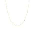 Long Cubic Zirconia Accented Necklace - Splendid Iris