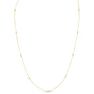 Long Cubic Zirconia Accented Necklace - Splendid Iris