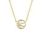 Basketball Petite Sports Necklace - Splendid Iris