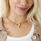 Be Bold, Statement Chain with Contemporary Toggle - Splendid Iris