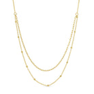 Delicate Double Appeal Necklace - Splendid Iris
