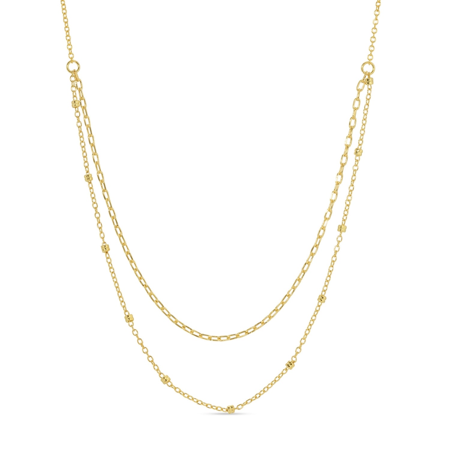 Delicate Double Appeal Necklace - Splendid Iris