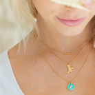 Glitzy Cowgirl Boot Double Necklace - Splendid Iris