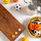 Goal!! Soccer Ball Pendant Necklace - Splendid Iris