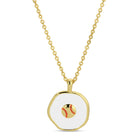 Grand Slam, Baseball Pendant Necklace - Splendid Iris