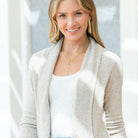 Large CZ Cross Pendant Necklace - Splendid Iris