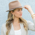 Large CZ Cross Pendant Necklace - Splendid Iris