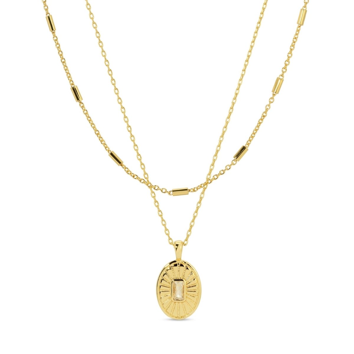 Layered to Perfection Necklace - Splendid Iris